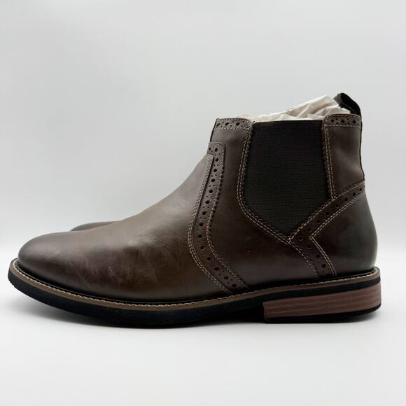 Nunn Bush KORE Womens Otis Chelsea Boot Size 11 M Brown Leather Plain Toe NIB - Picture 10 of 14